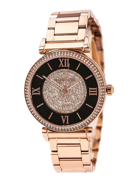 Women's Michael Kors Catlin Pave Crystal Watch 